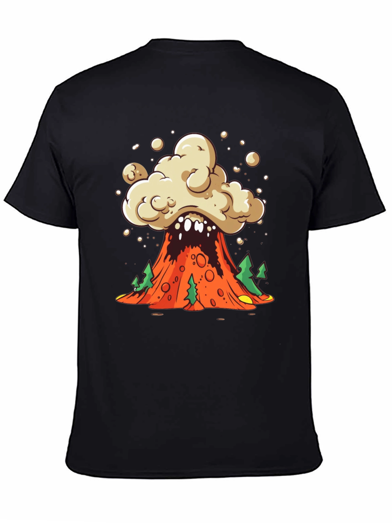 Volcano Explosion Graphic Tee - Unique Design