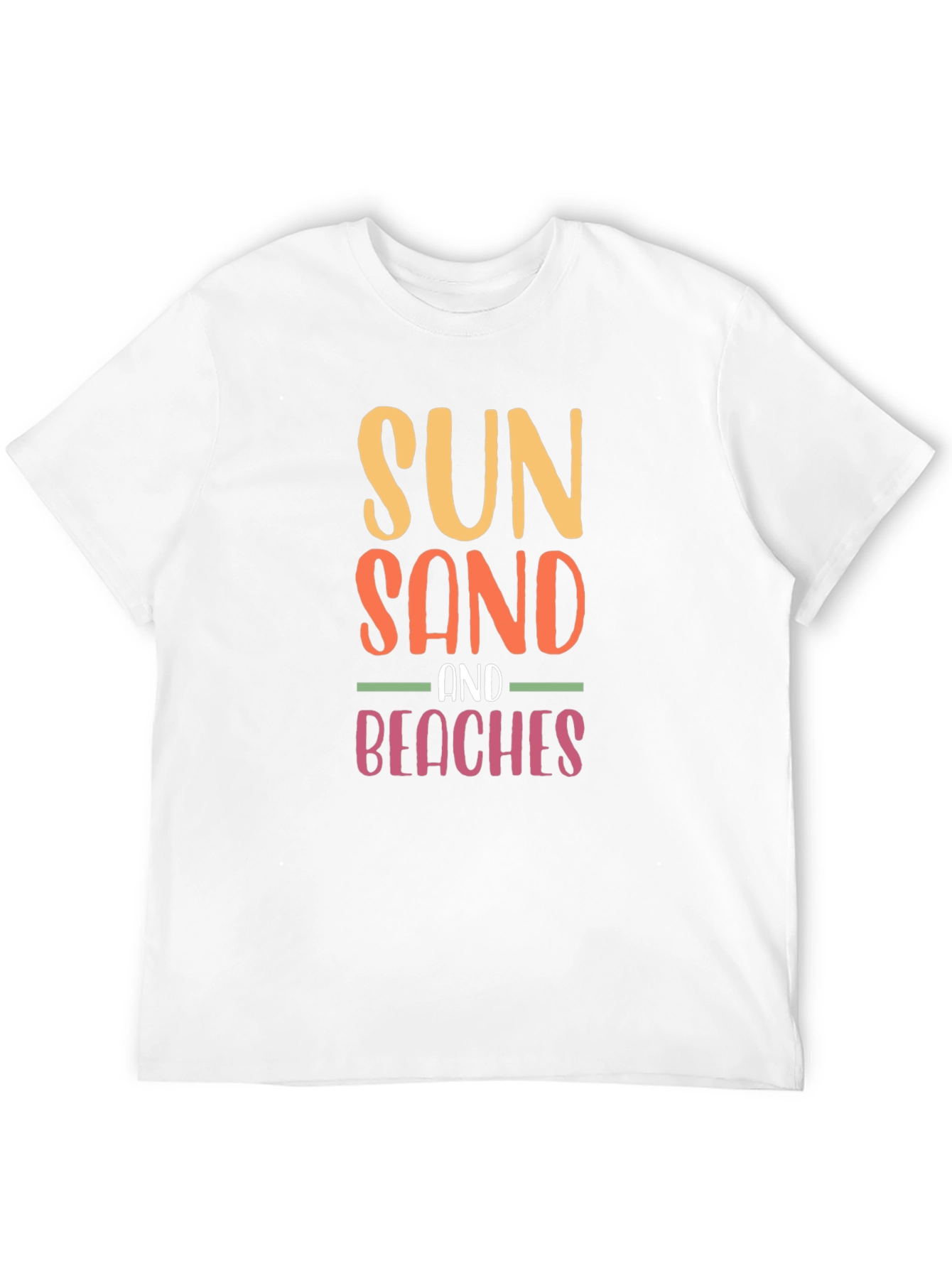 Sun Sand & Beaches Graphic Tee - Summer Vibes