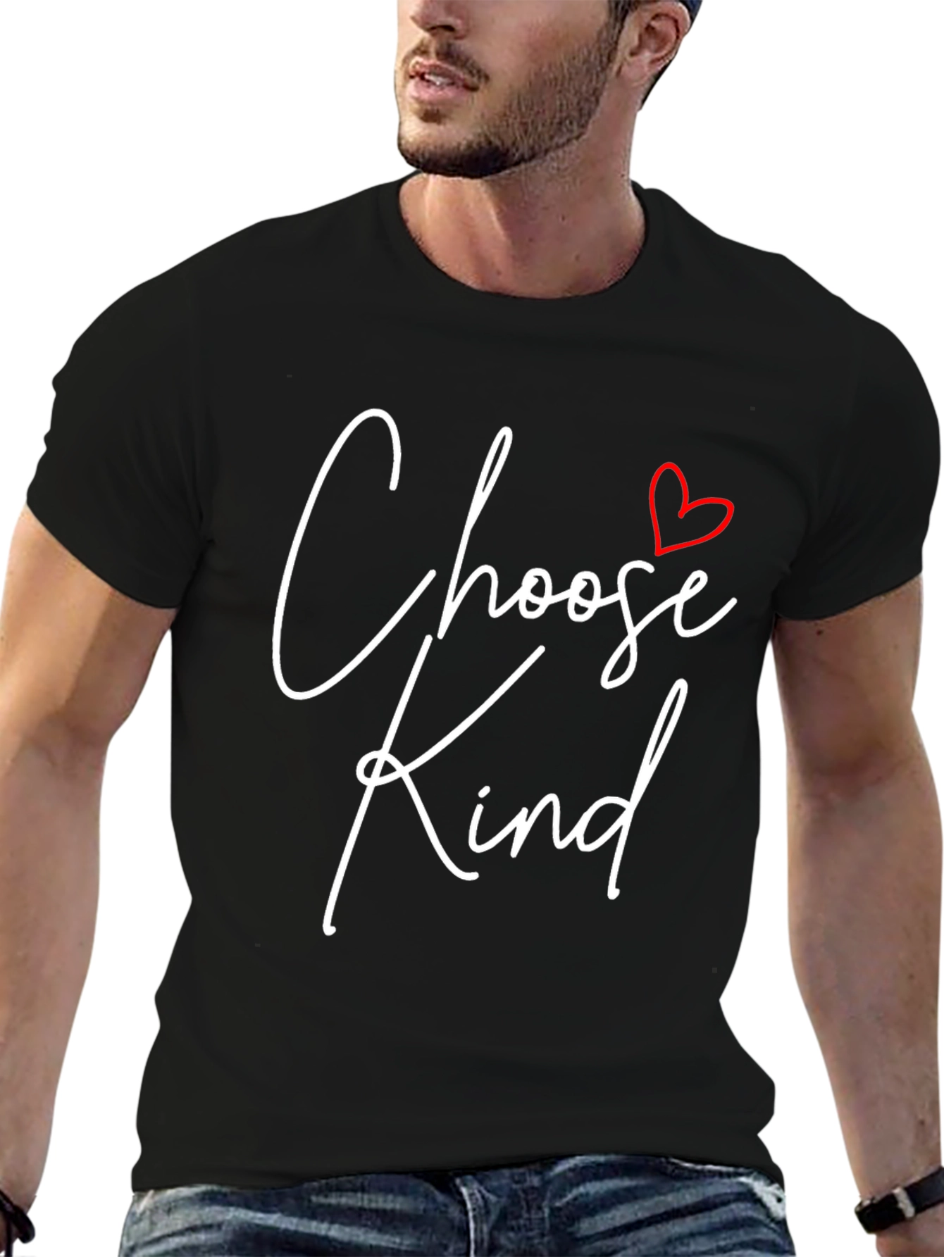 Choose Kind Graphic Tee - Soft Black T-Shirt