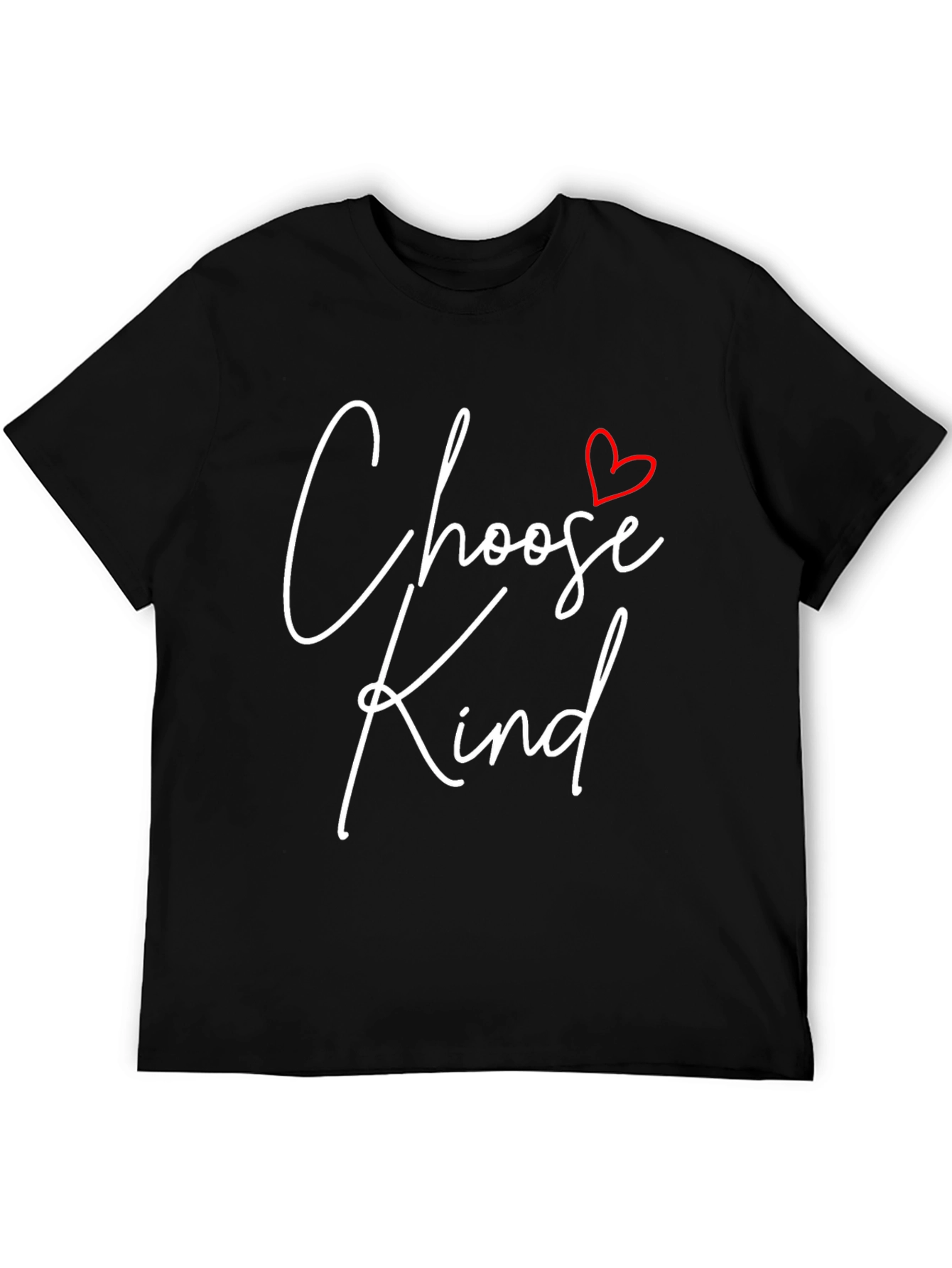 Choose Kind Graphic Tee - Soft Black T-Shirt