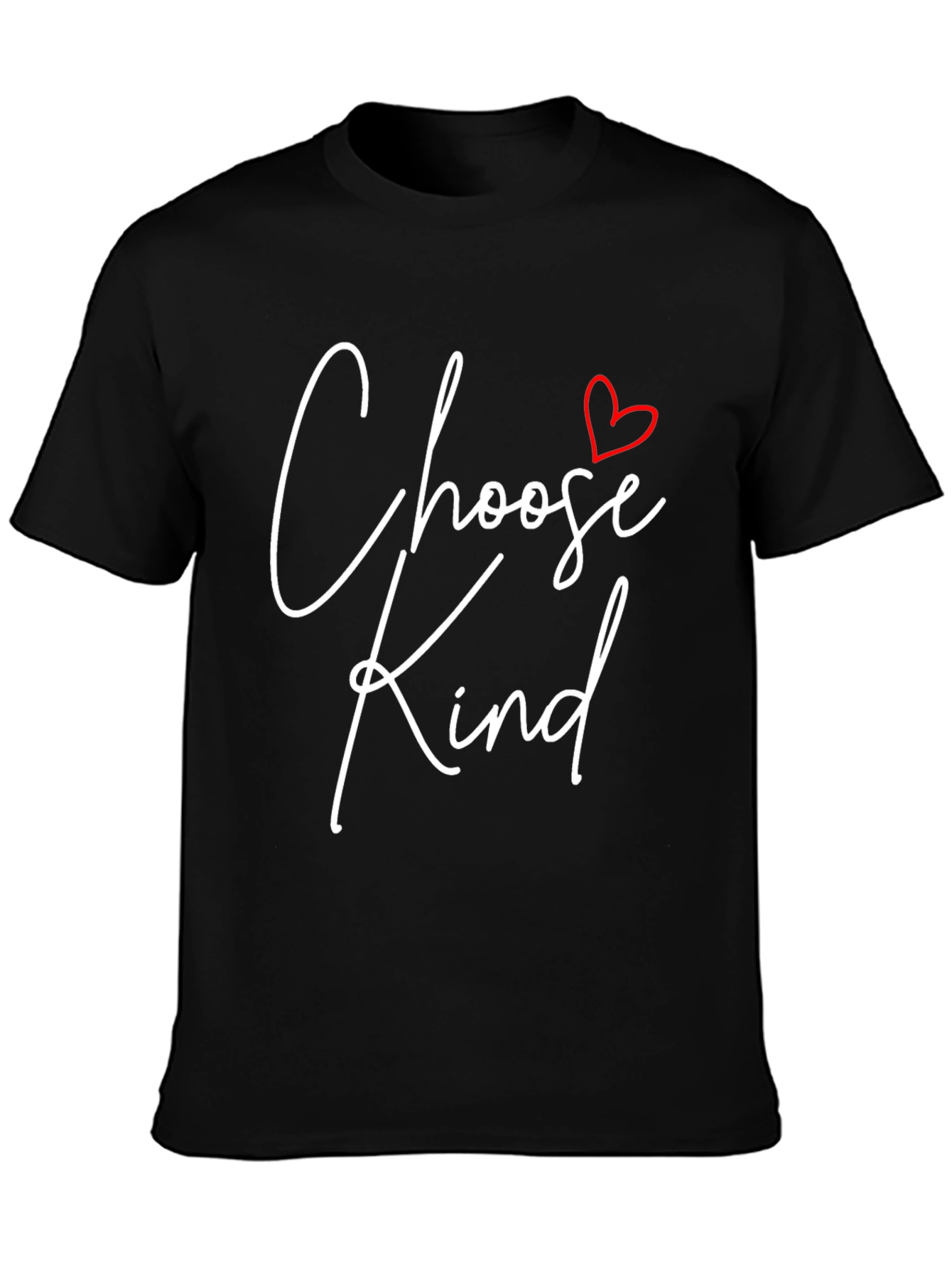 Choose Kind Graphic Tee - Soft Black T-Shirt
