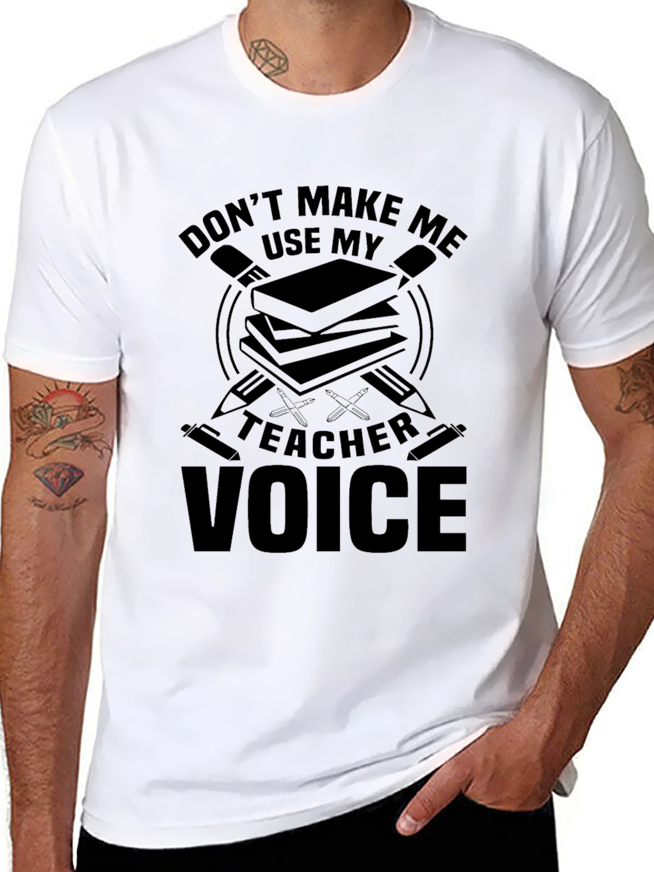 Teacher Voice T-Shirt - Funny Educator Tee