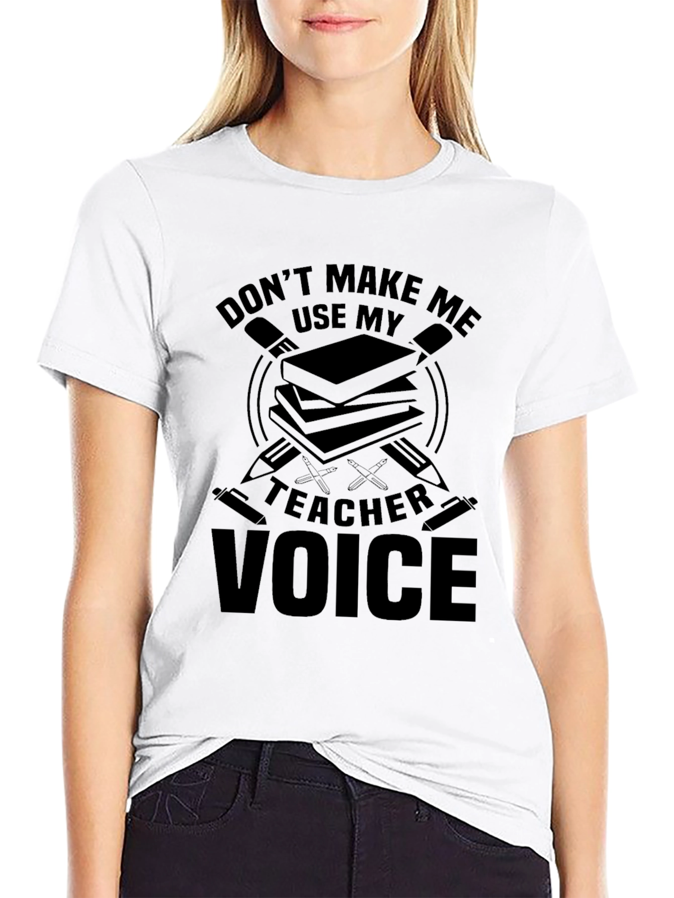 Teacher Voice T-Shirt - Funny Educator Tee