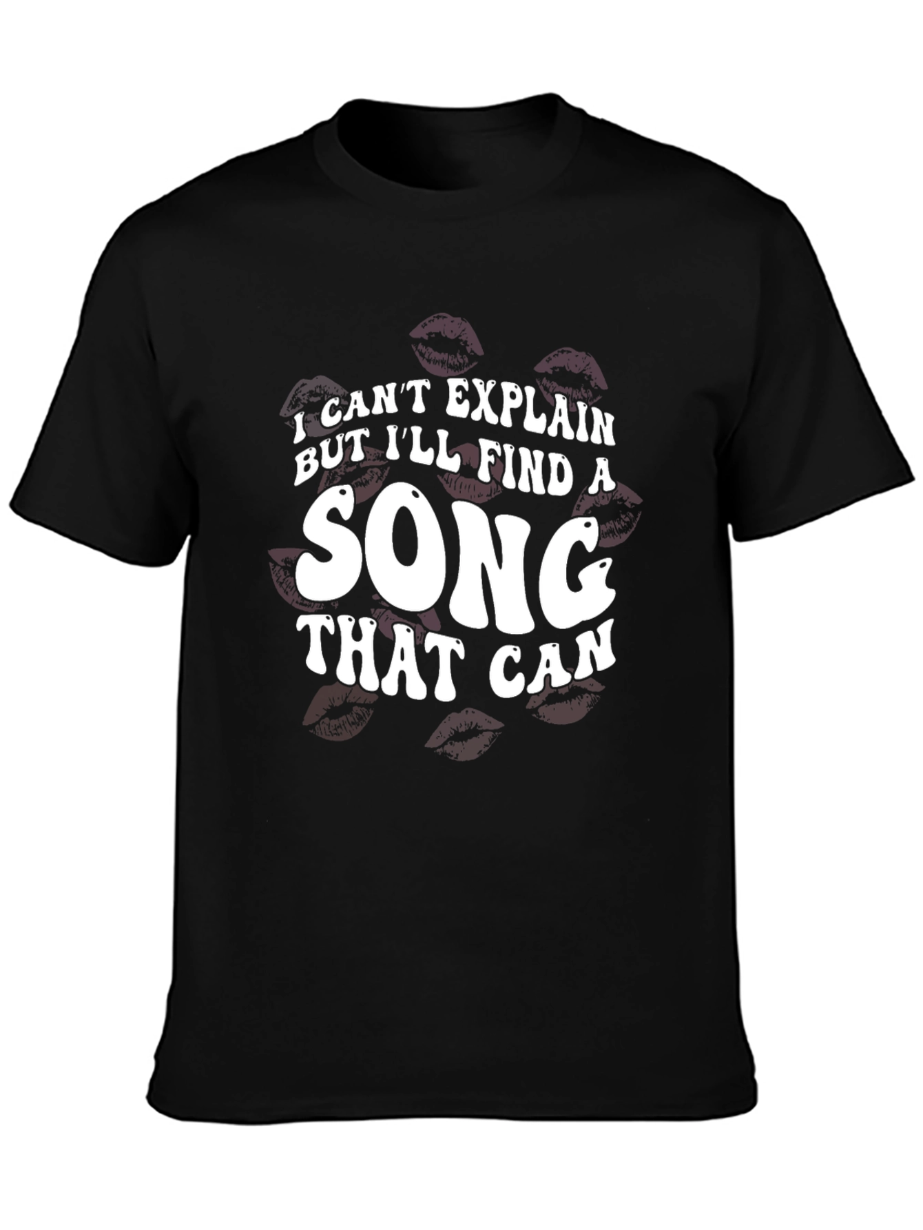 I Cant Explain Song Graphic T-Shirt - Black