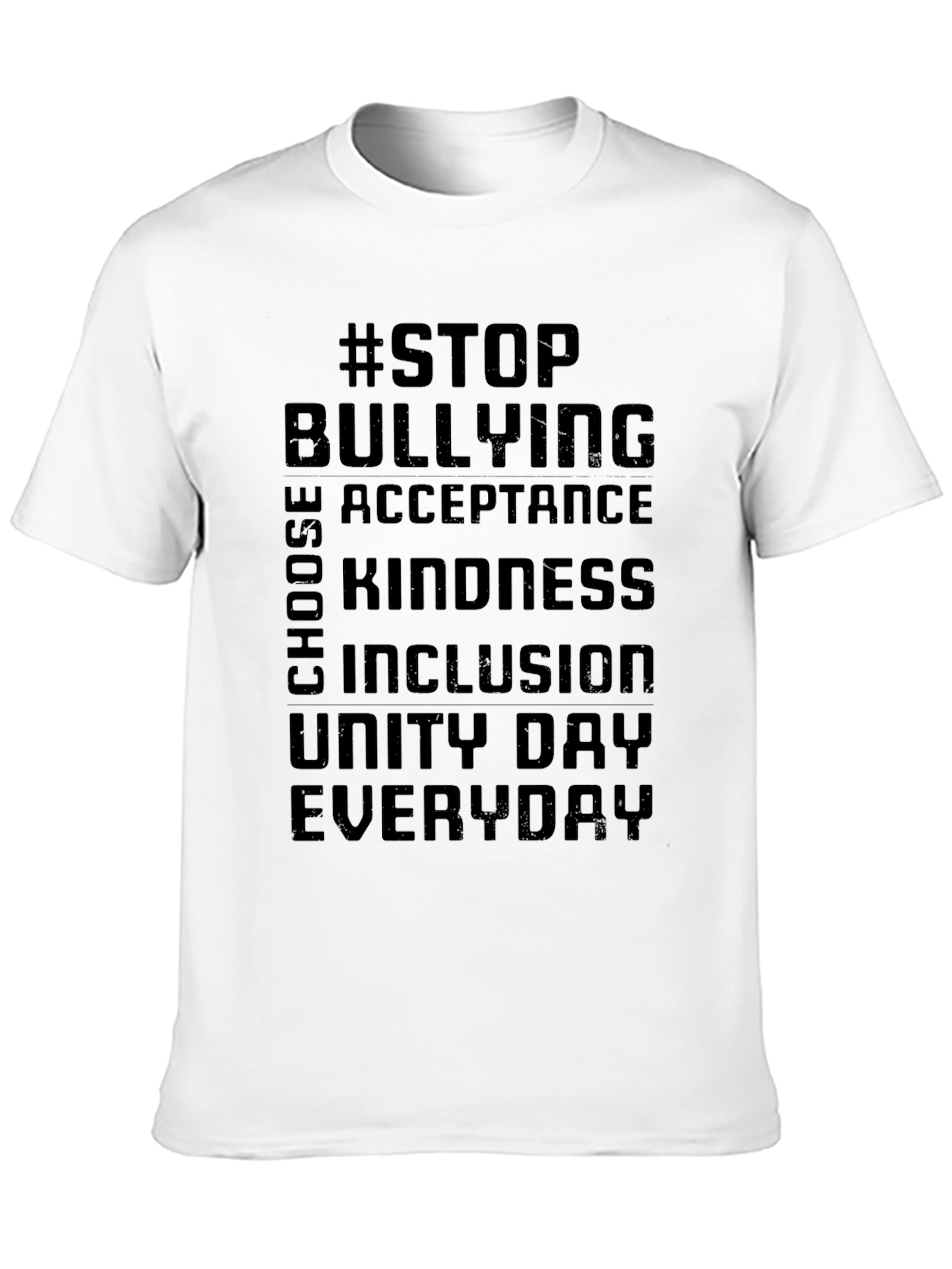 Stop Bullying Slogan T-Shirt