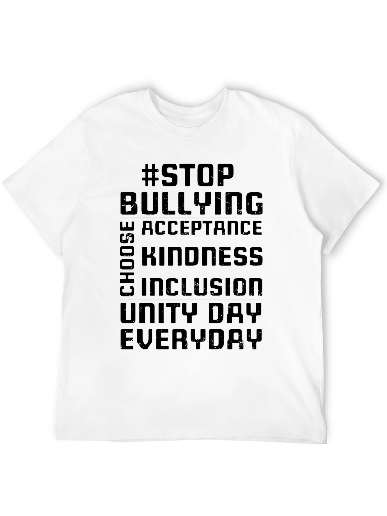 Stop Bullying Slogan T-Shirt