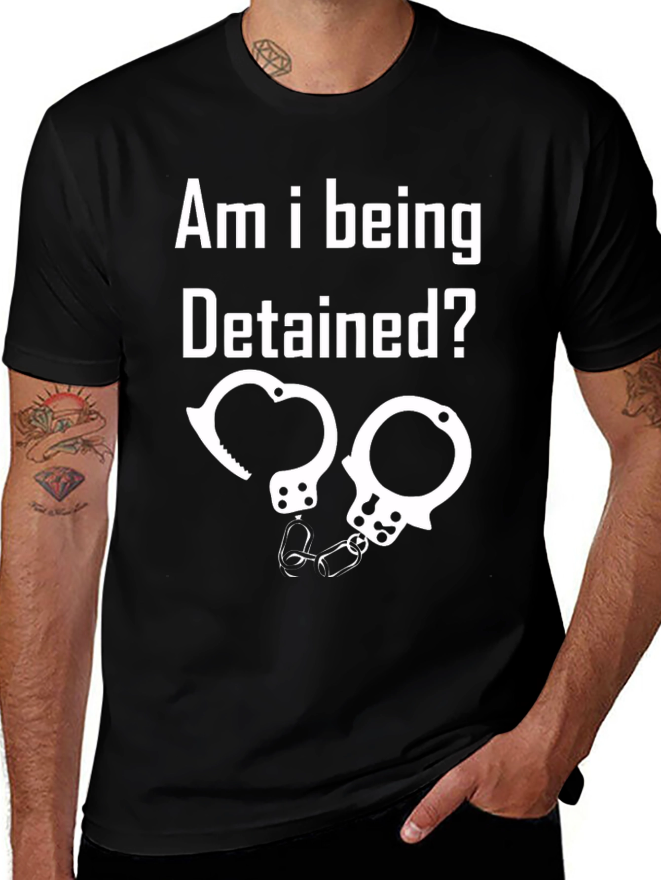 Am I Being Detained? Graphic T-Shirt