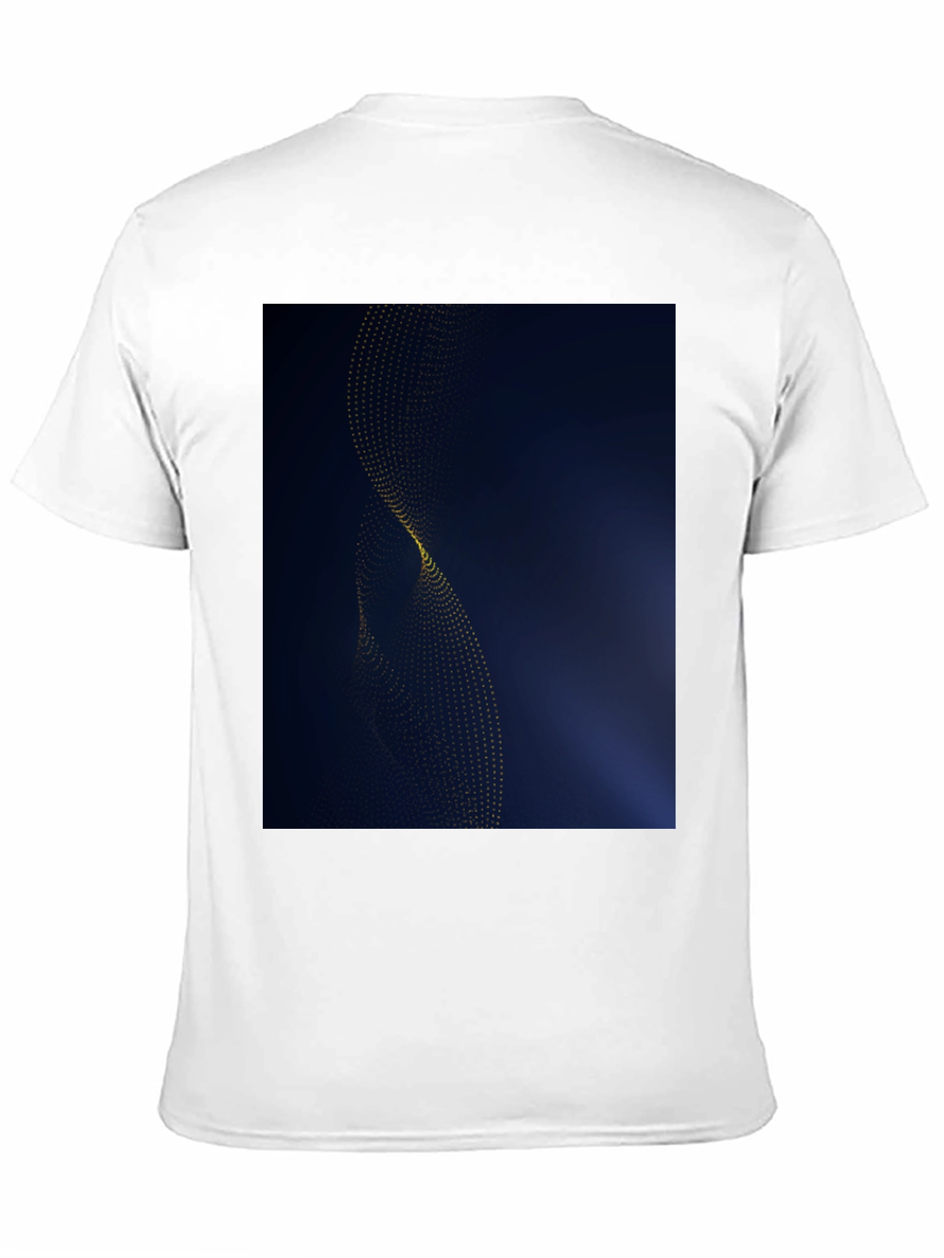 Modern Abstract Graphic Black T-Shirt