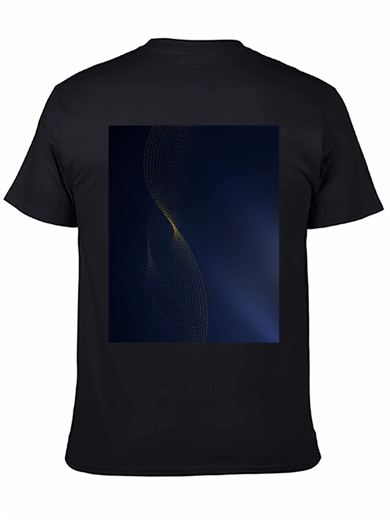 Modern Abstract Graphic Black T-Shirt