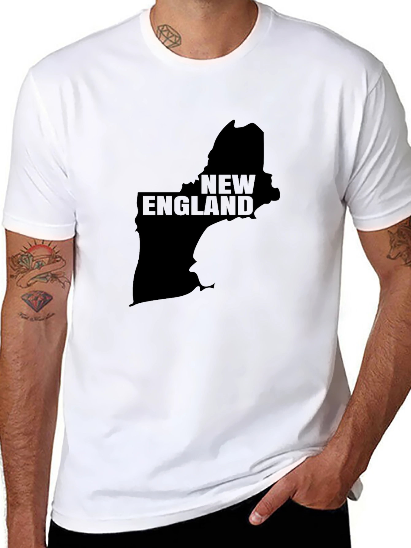New England Silhouette Graphic T-Shirt