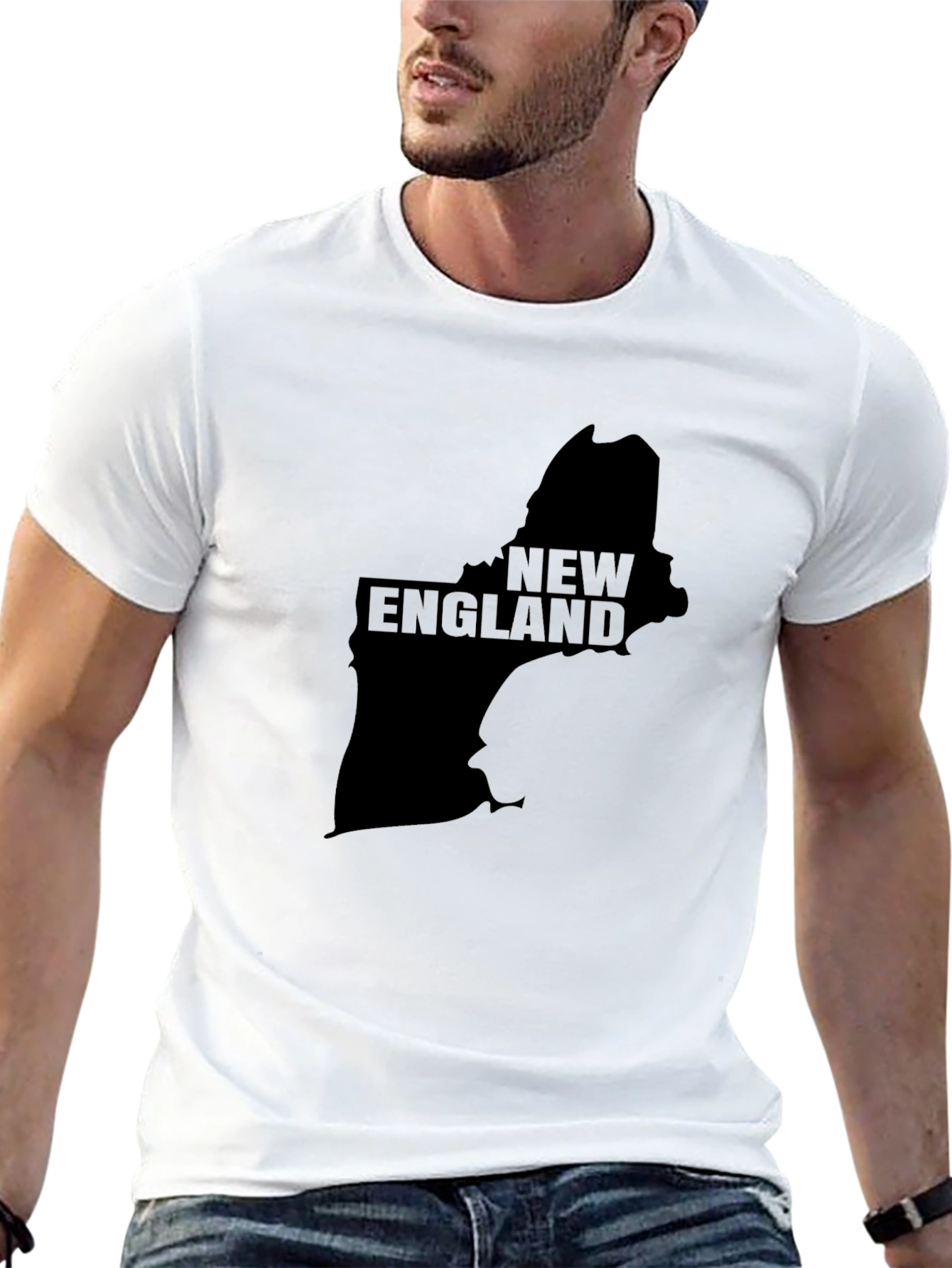 New England Silhouette Graphic T-Shirt