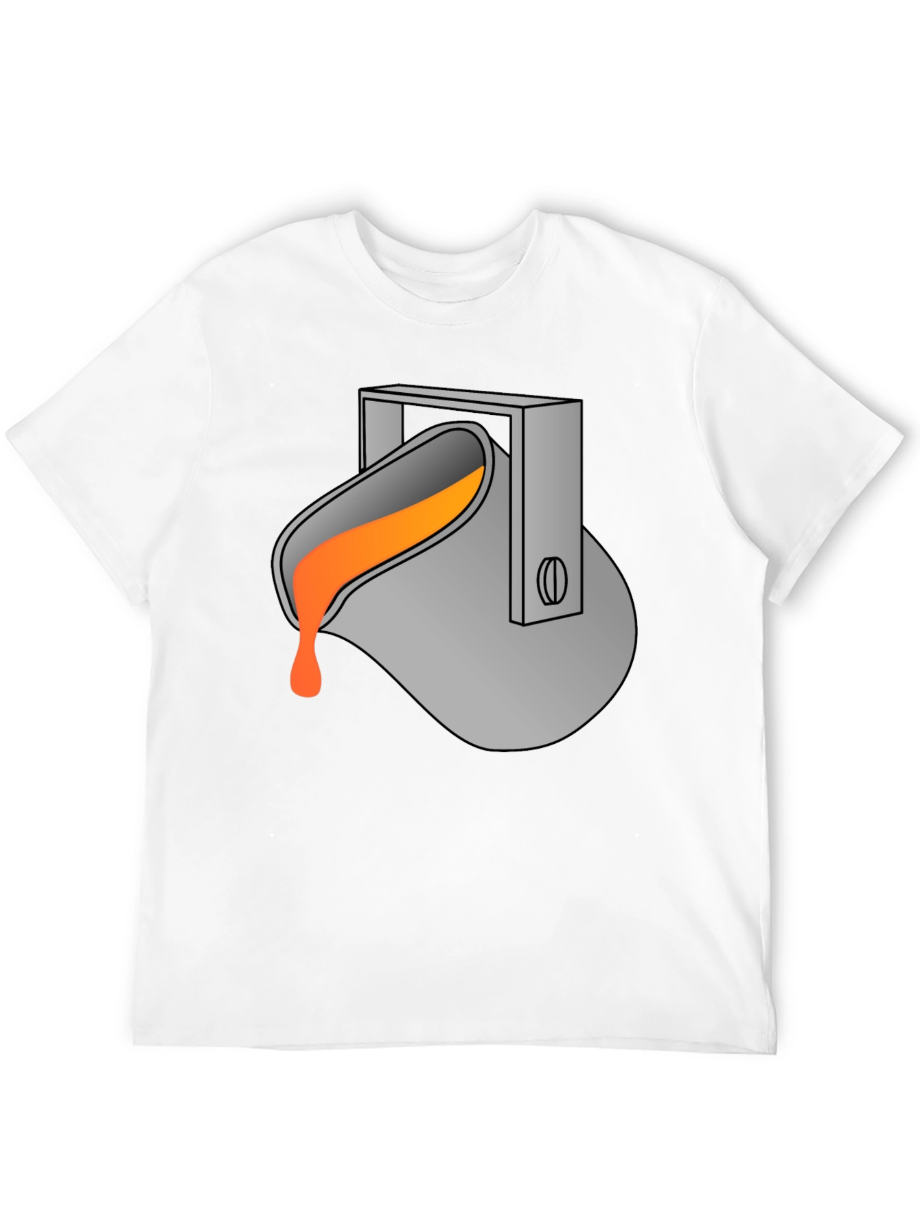 Molten Metal Pour T-Shirt - Foundry Inspired Tee