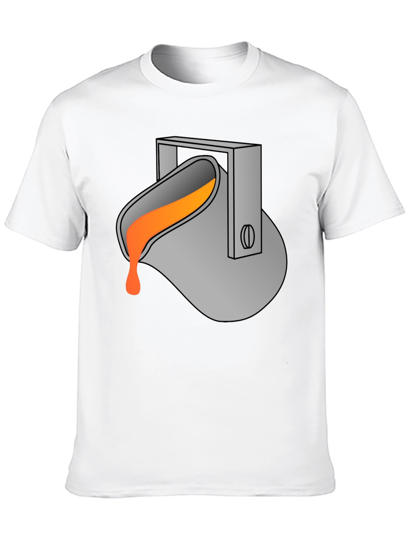 Molten Metal Pour T-Shirt - Foundry Inspired Tee
