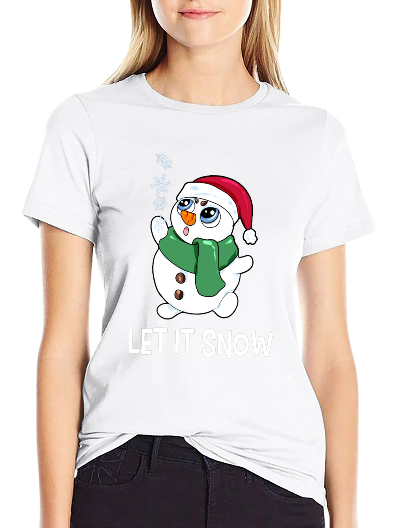 Let It Snow Holiday Graphic Tee