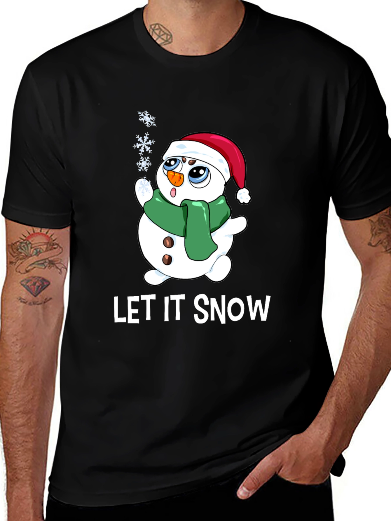 Let It Snow Holiday Graphic Tee