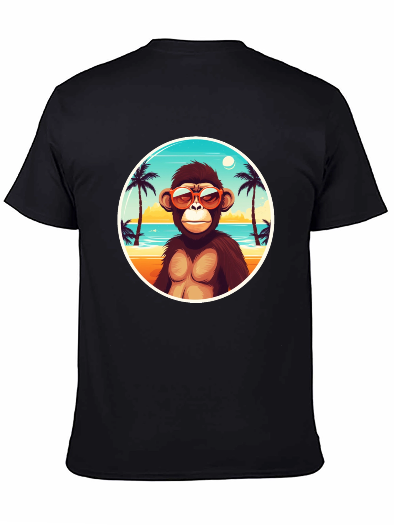 Cool Monkey Beach T-Shirt - Tropical Vibes