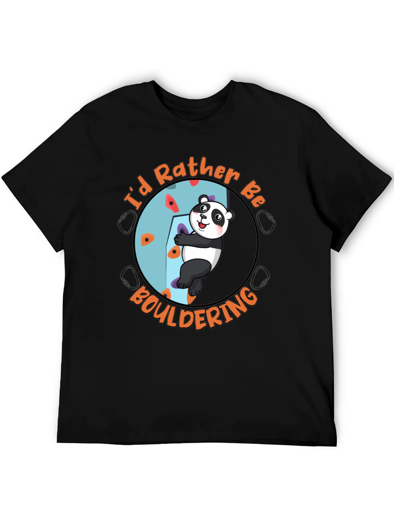 Climbing Panda Graphic Tee - Id Rather Be Bouldering