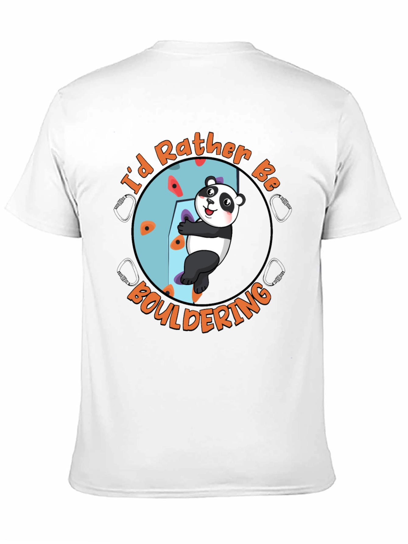 Climbing Panda Graphic Tee - Id Rather Be Bouldering