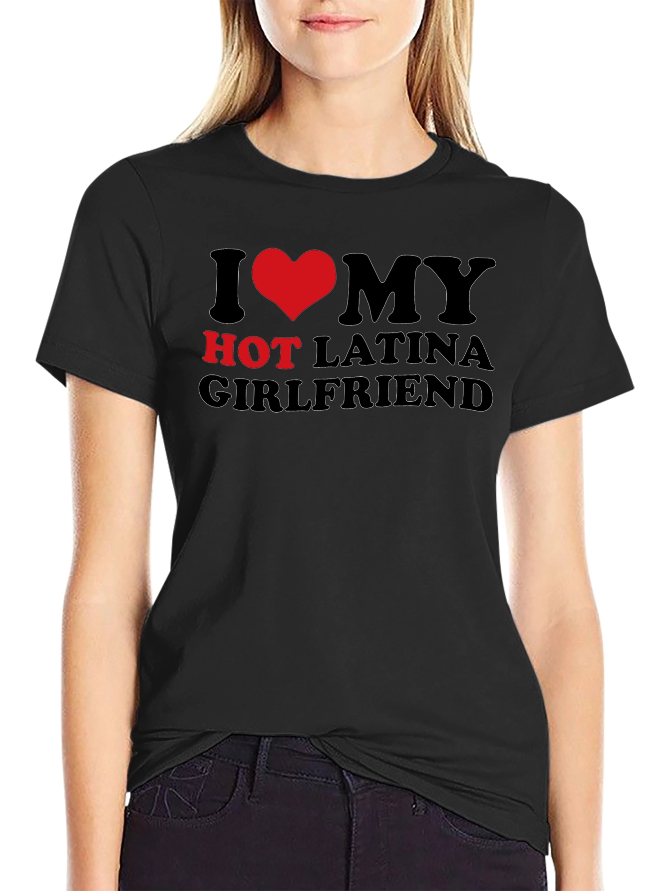 I Heart My Hot Latina Girlfriend T-Shirt
