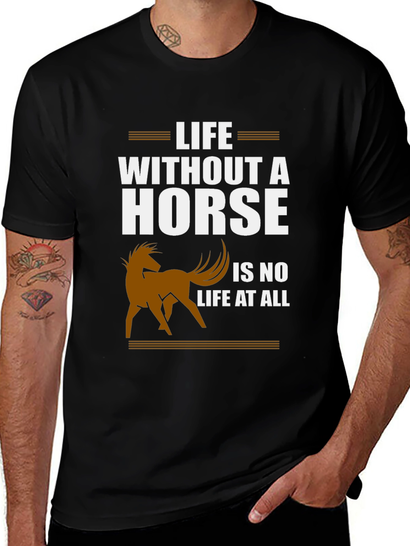 Life Without a Horse T-Shirt