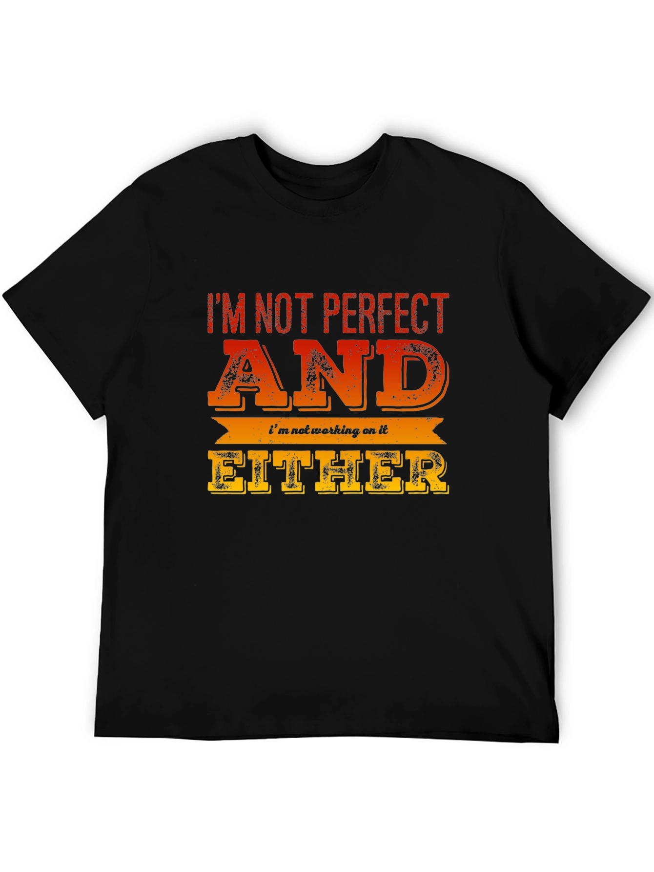 Im Not Perfect Funny Graphic Tee
