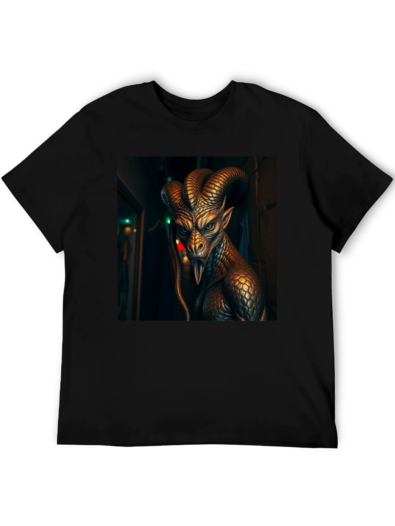 Dragon Graphic Black T-Shirt