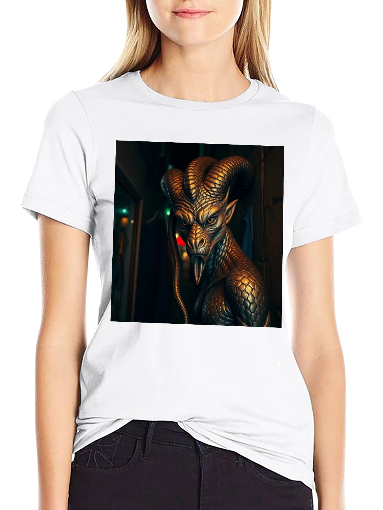 Dragon Graphic Black T-Shirt