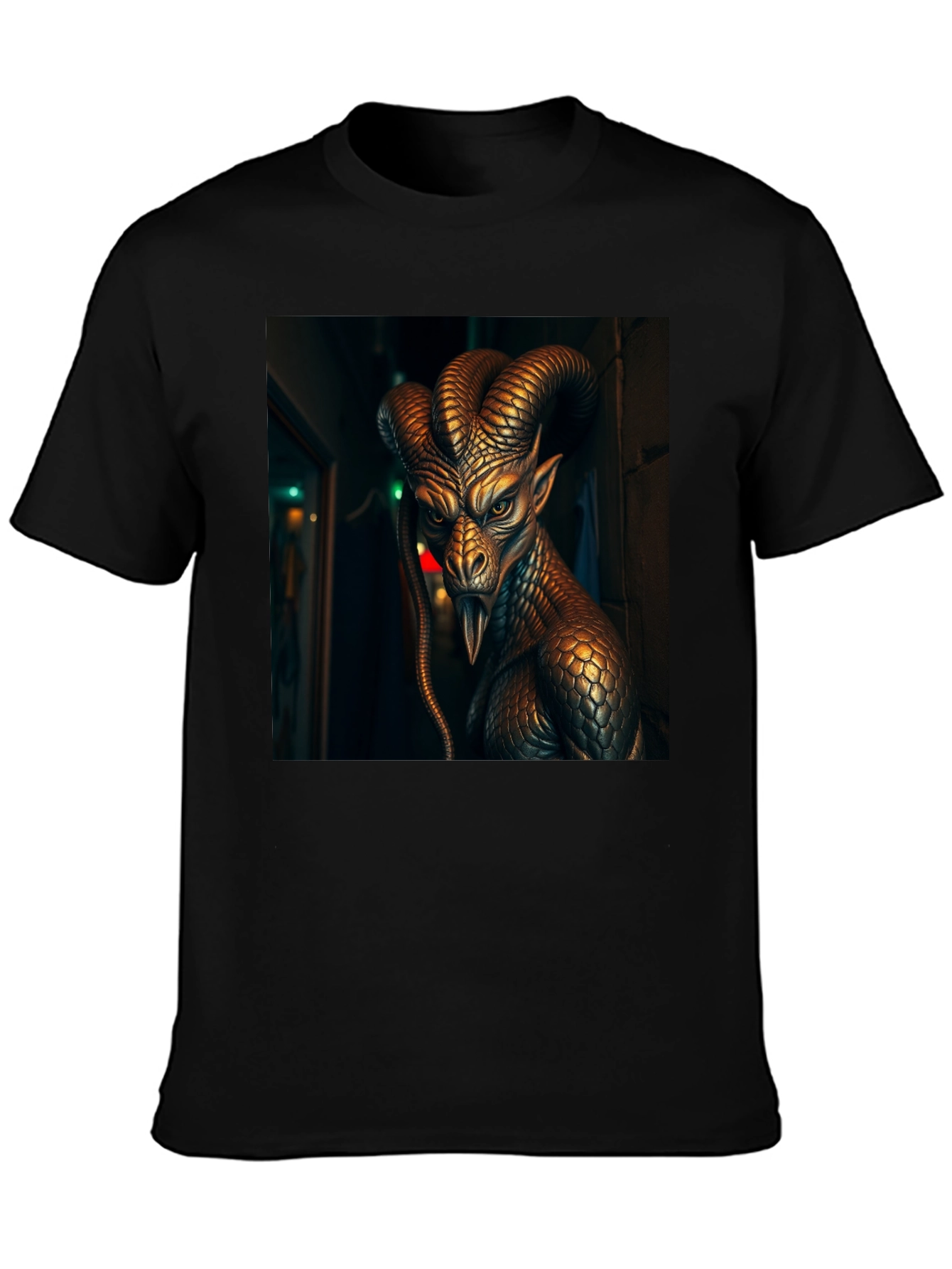 Dragon Graphic Black T-Shirt