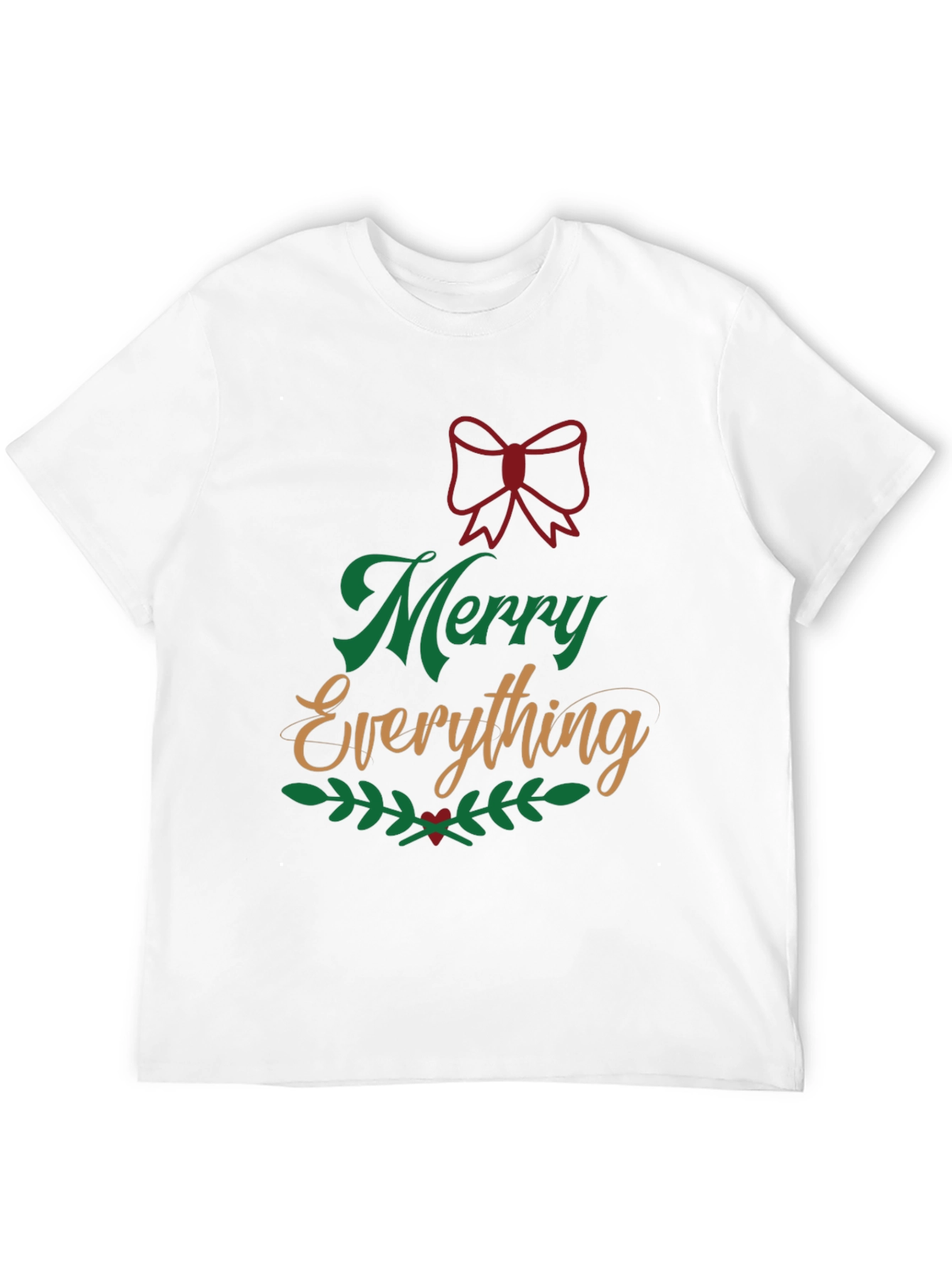 Merry Everything Graphic T-Shirt Holiday Tee