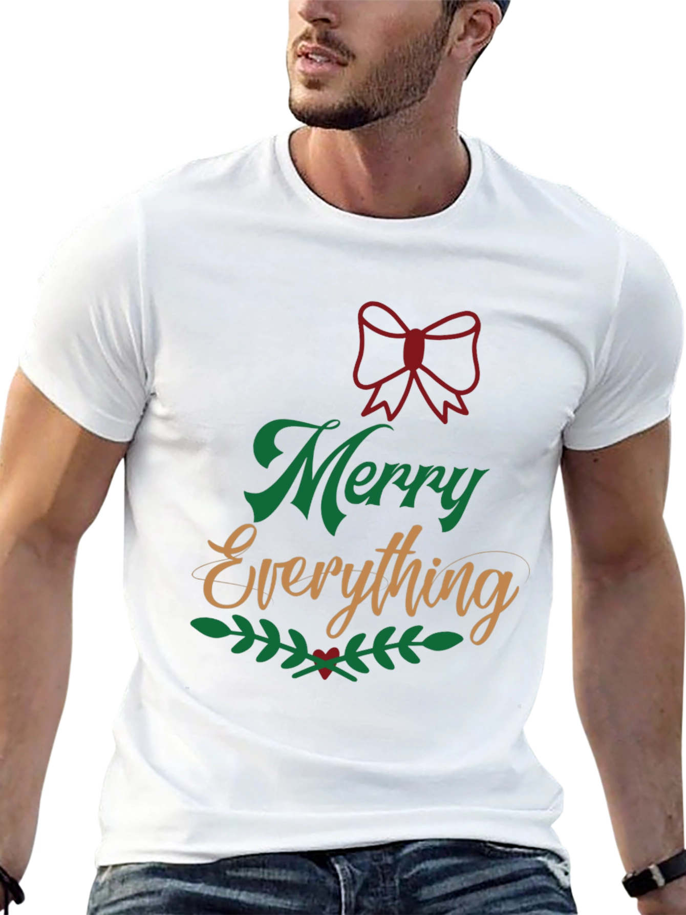 Merry Everything Graphic T-Shirt Holiday Tee