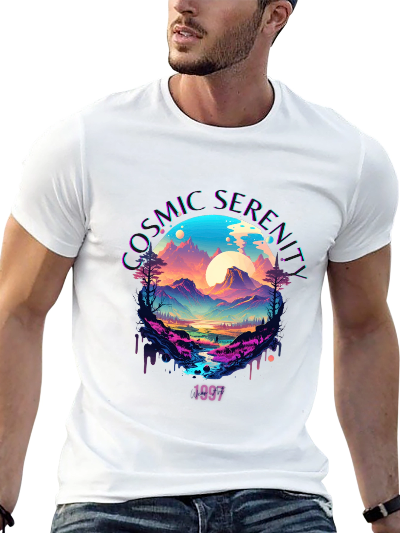 Cosmic Serenity 1997 Graphic T-Shirt