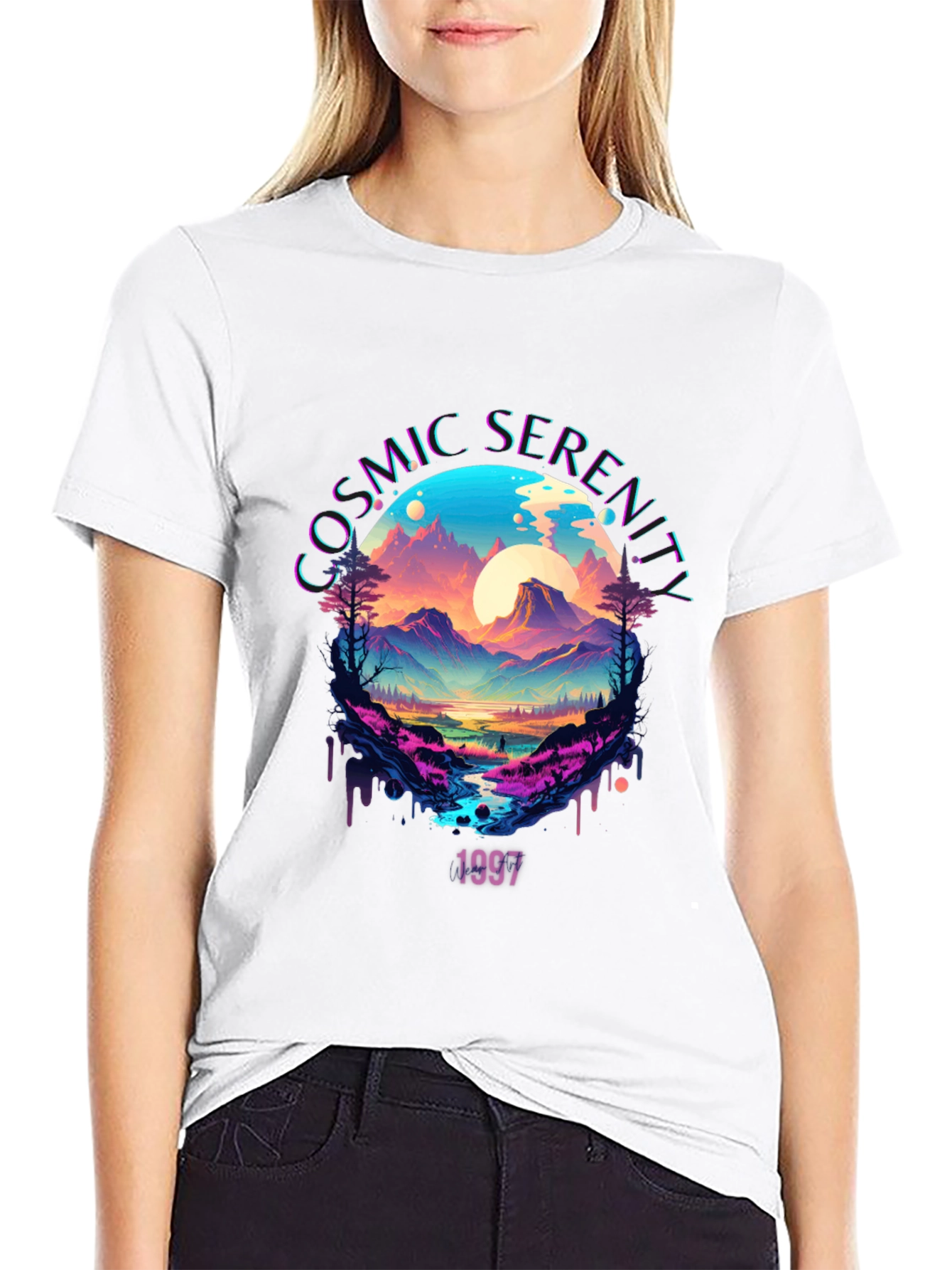 Cosmic Serenity 1997 Graphic T-Shirt
