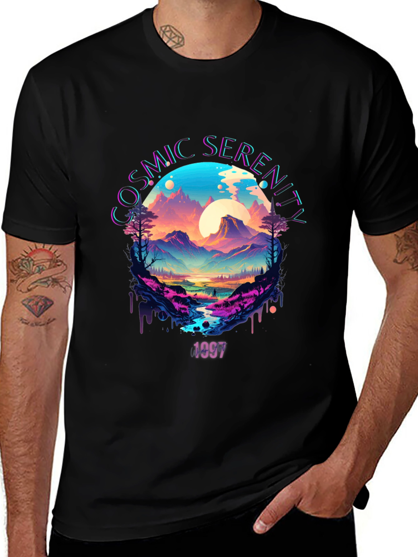 Cosmic Serenity 1997 Graphic T-Shirt