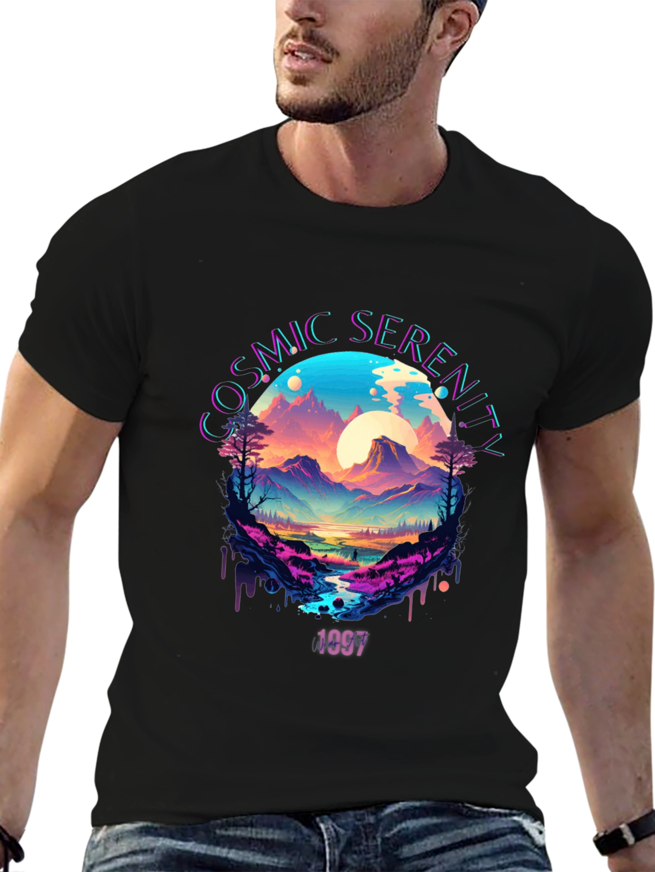 Cosmic Serenity 1997 Graphic T-Shirt