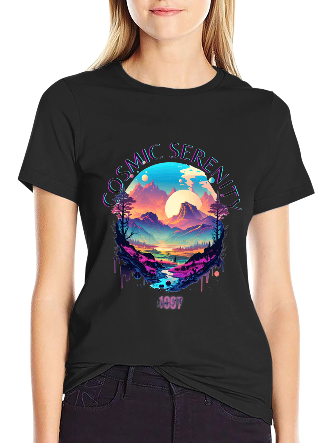 Cosmic Serenity 1997 Graphic T-Shirt