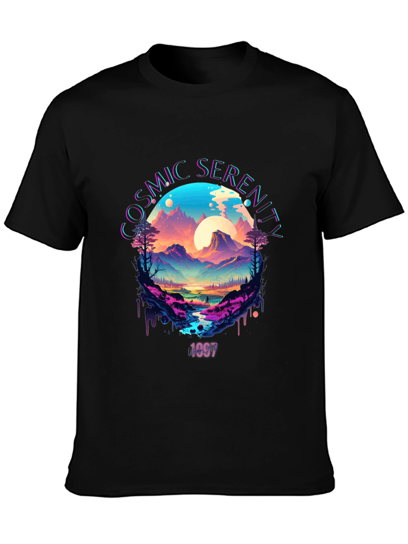 Cosmic Serenity 1997 Graphic T-Shirt