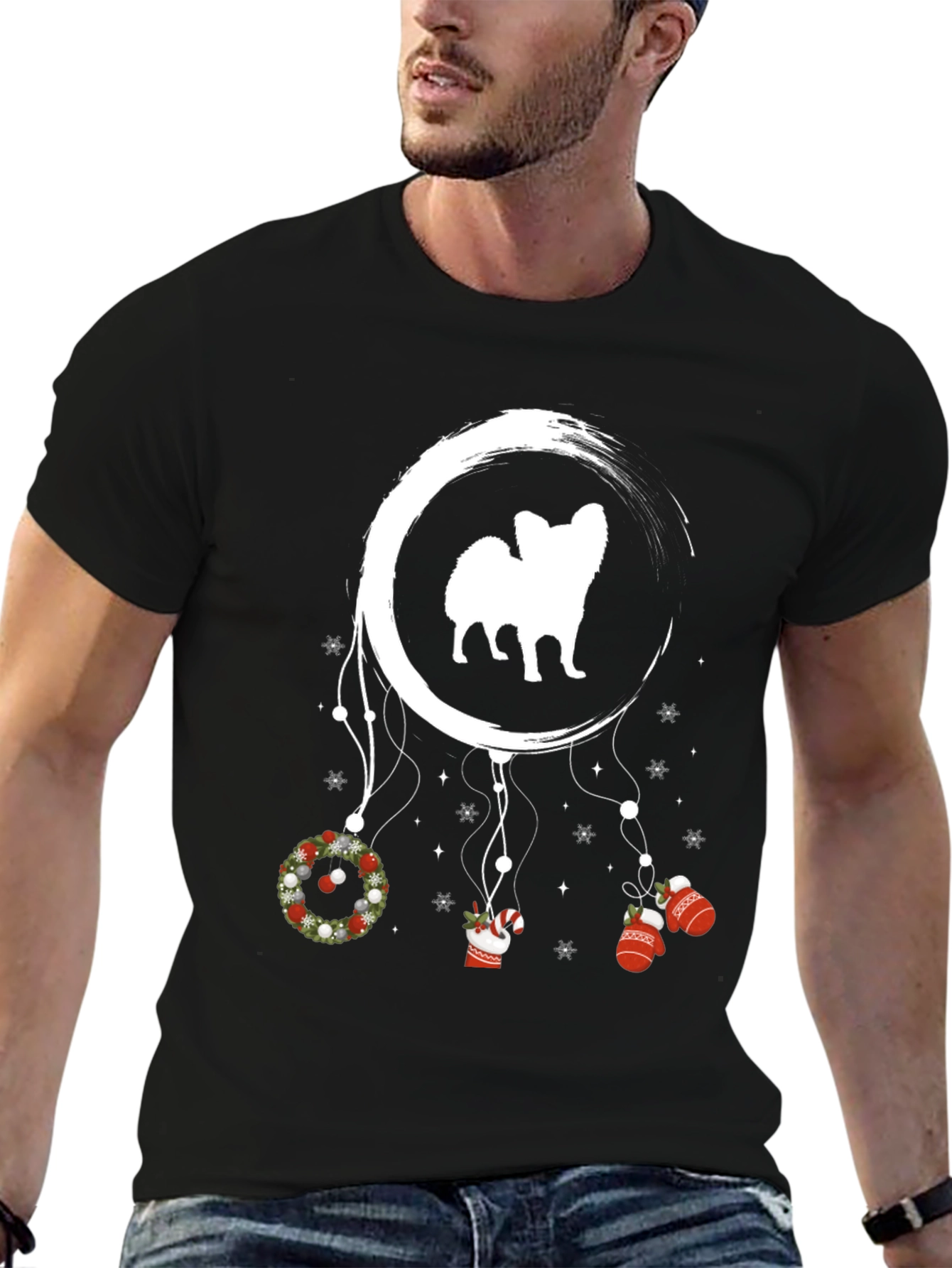 Festive Dog Dreamcatcher T-Shirt