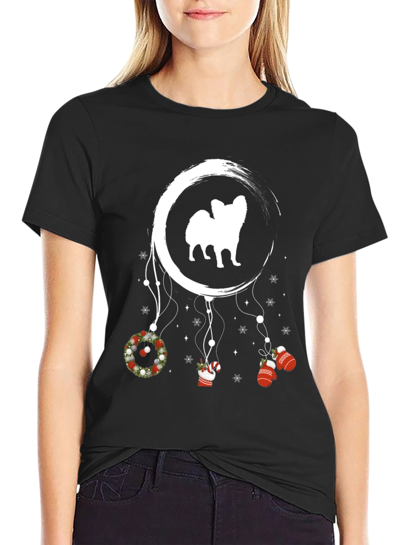 Festive Dog Dreamcatcher T-Shirt