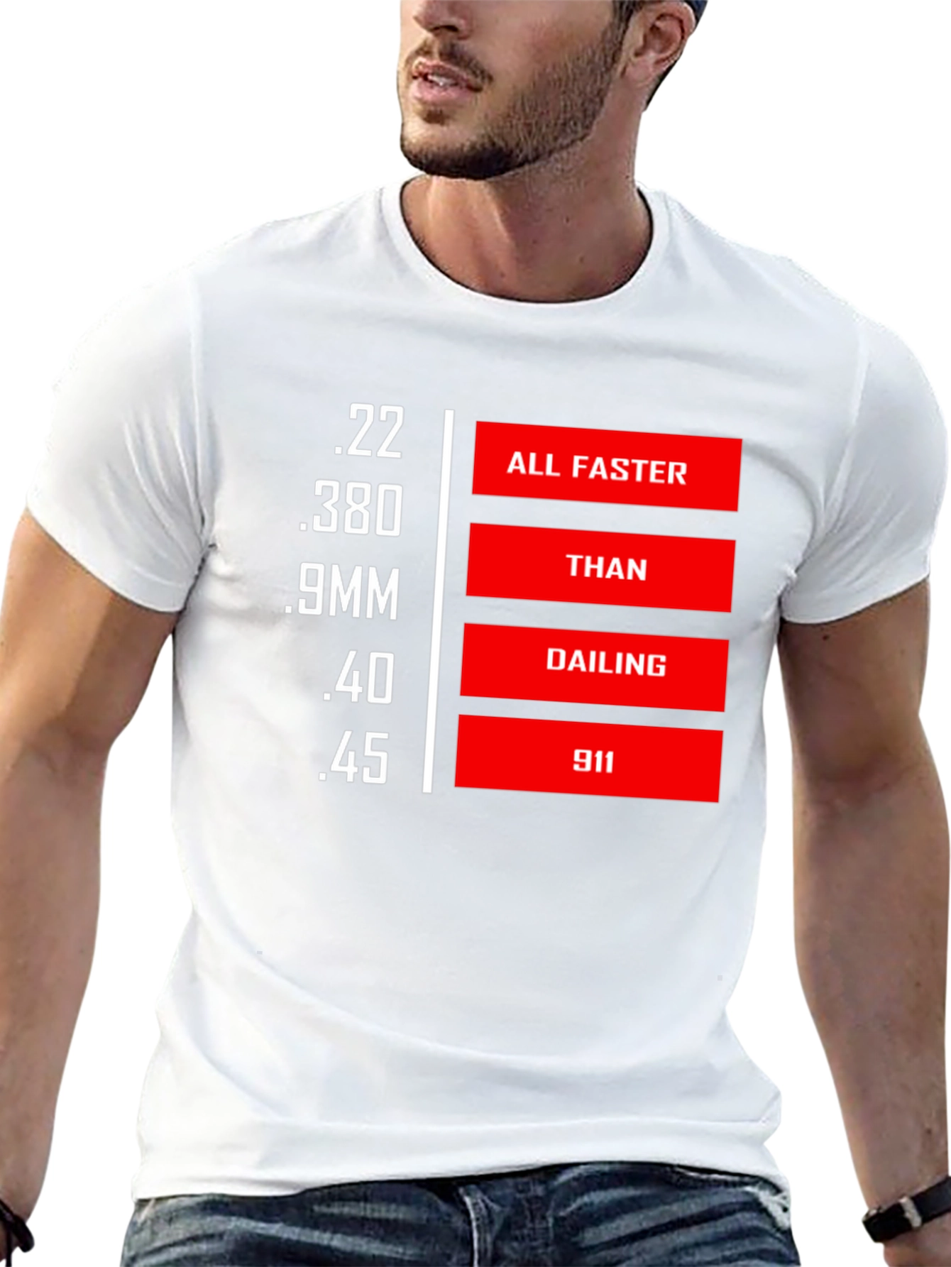 Faster Than Calling 911 Graphic T-Shirt