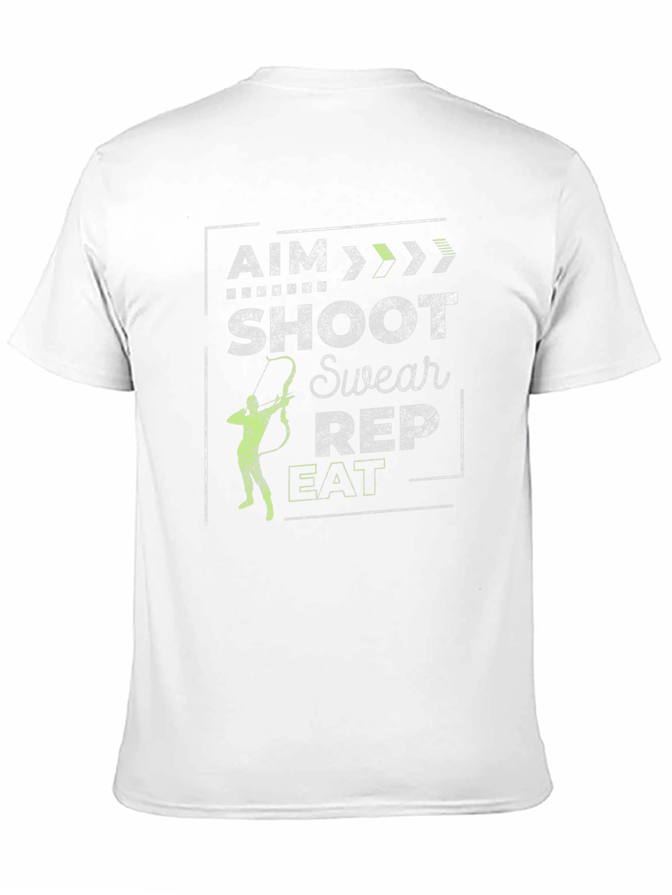 Archer T-Shirt - Aim Shoot Swear Rep Eat