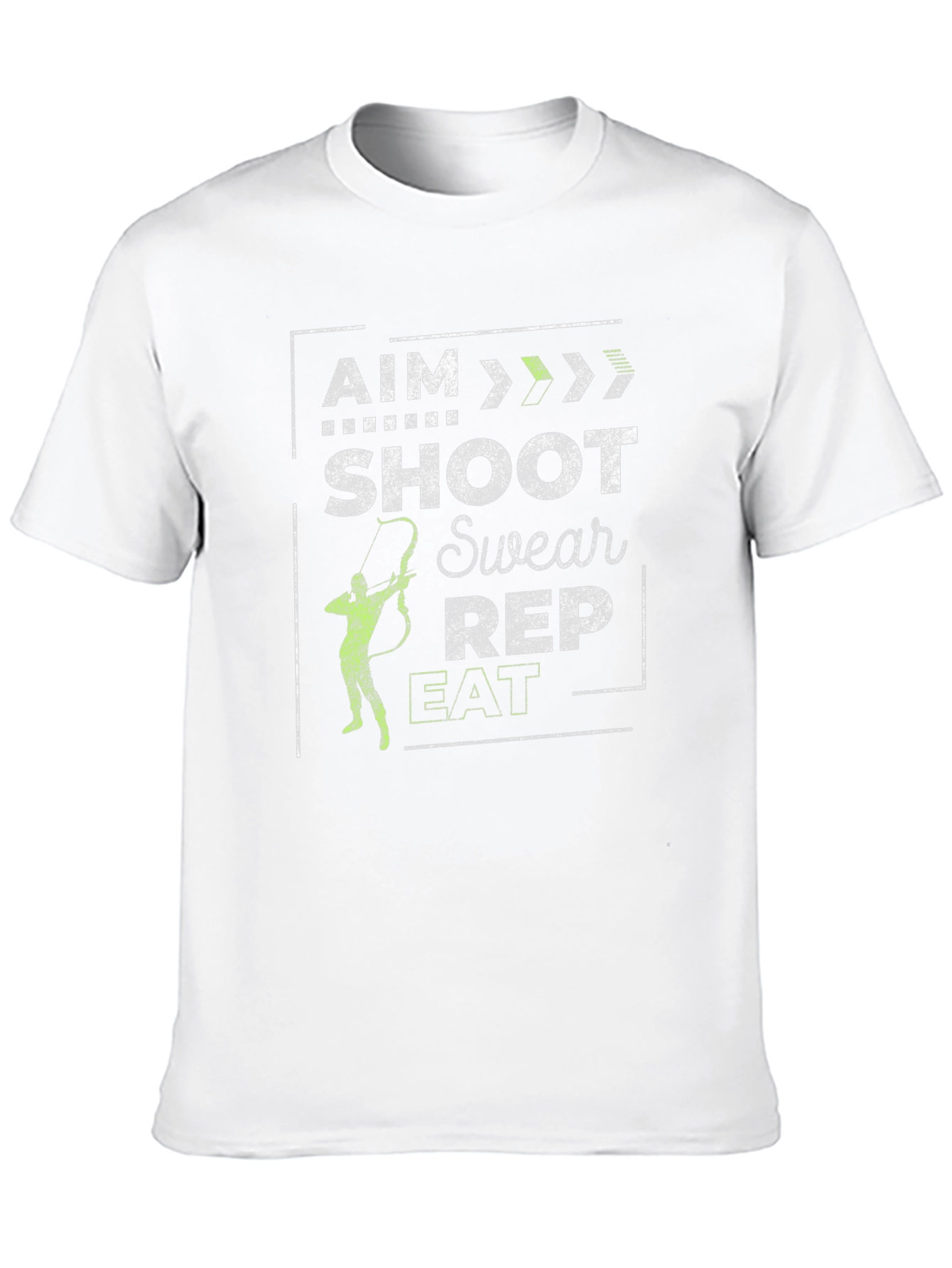 Archer T-Shirt - Aim Shoot Swear Rep Eat