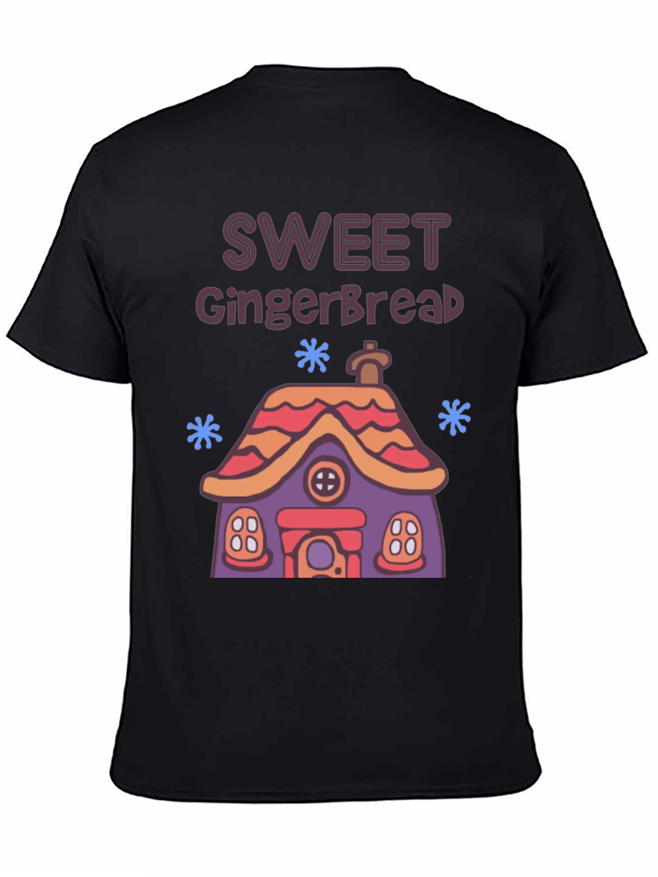 Sweet Gingerbread House Graphic T-Shirt