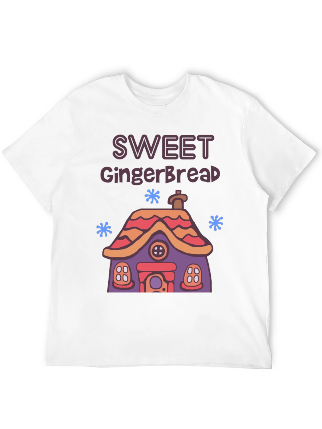 Sweet Gingerbread House Graphic T-Shirt