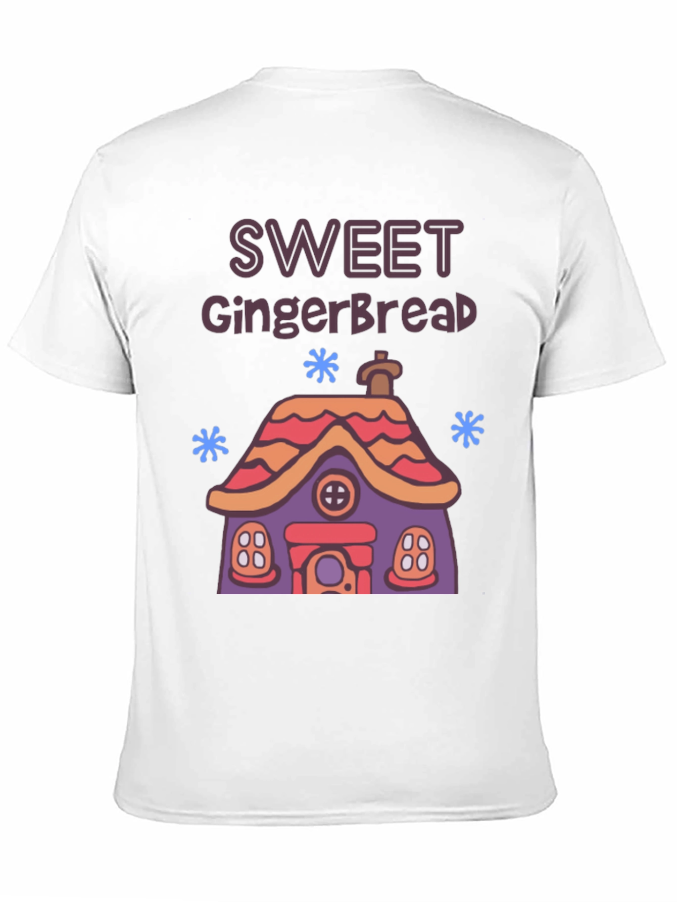 Sweet Gingerbread House Graphic T-Shirt