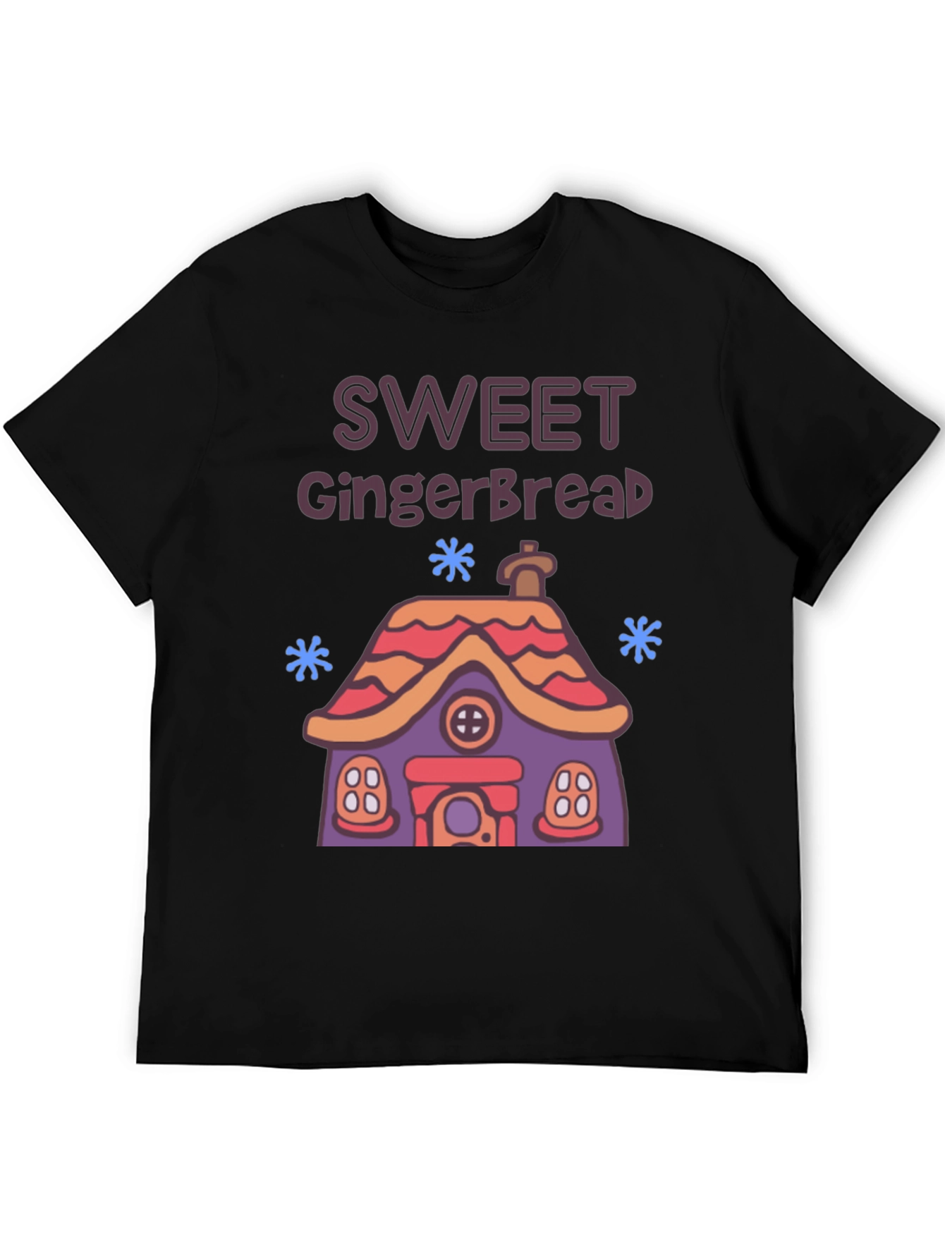 Sweet Gingerbread House Graphic T-Shirt