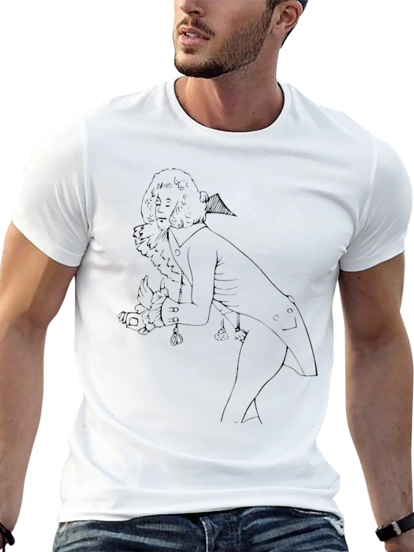 Historical Sketch Black T-Shirt