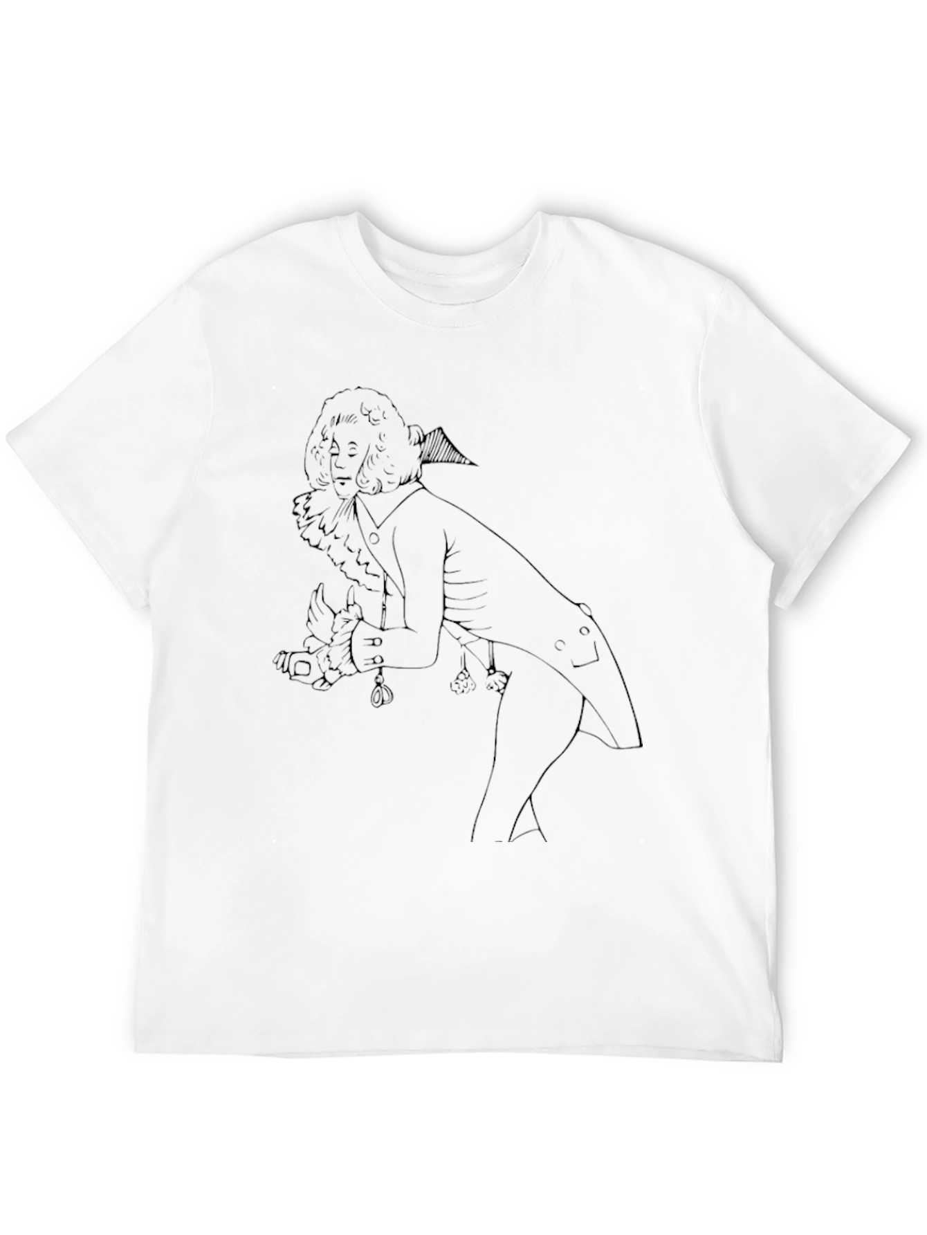 Historical Sketch Black T-Shirt