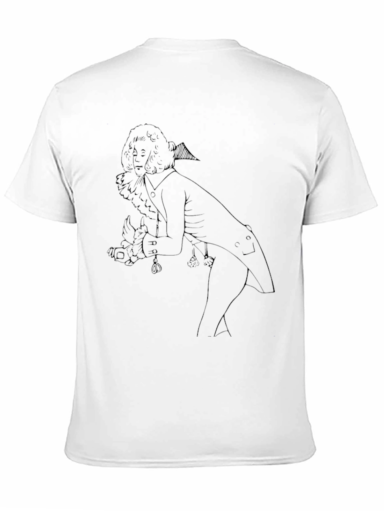 Historical Sketch Black T-Shirt