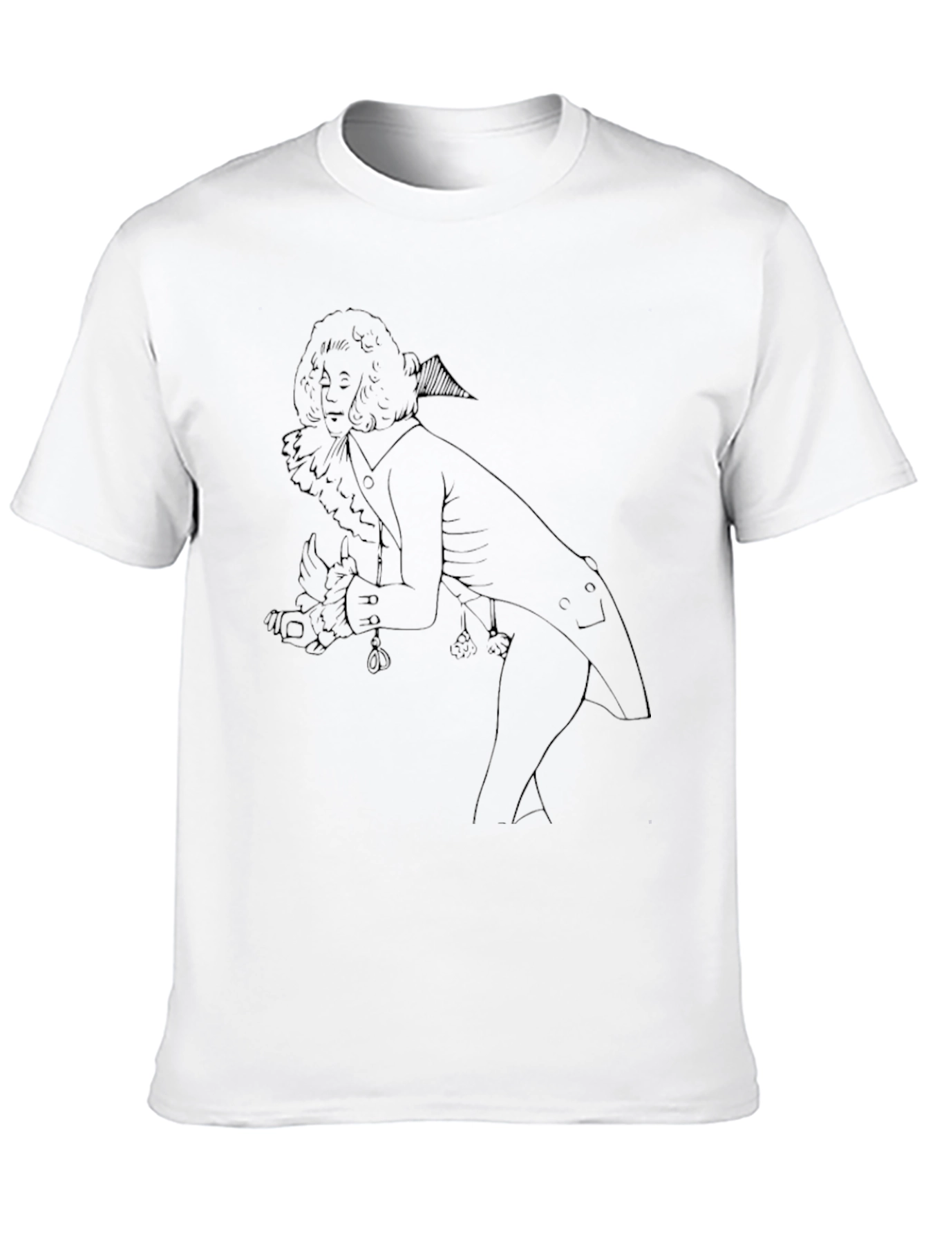 Historical Sketch Black T-Shirt