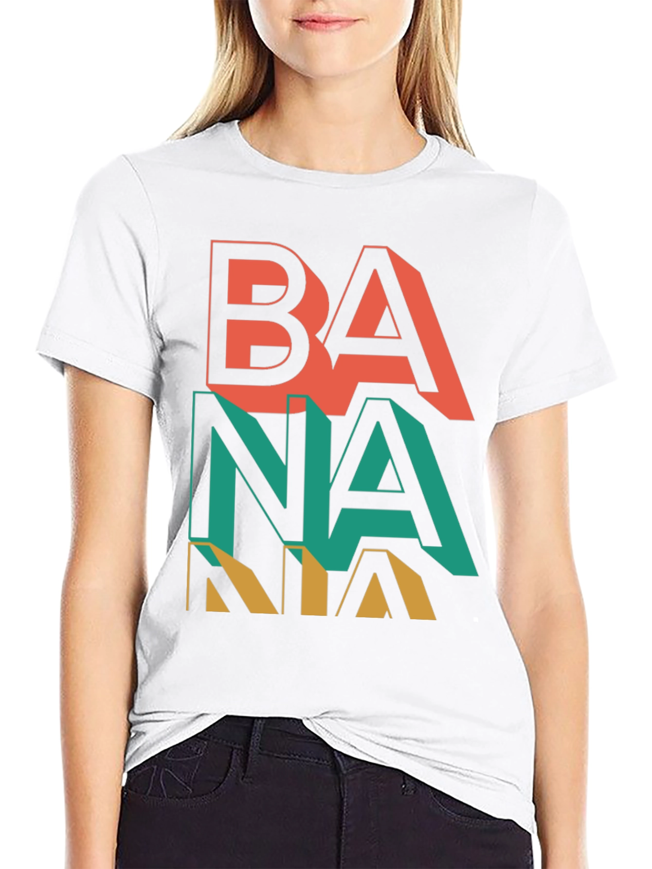 Retro Banana Graphic Tee - Mens Black T-Shirt